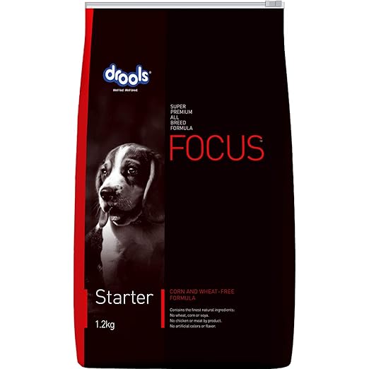 Drools Focus Starter Super Premium Dry Dog Food, Chicken Flavour